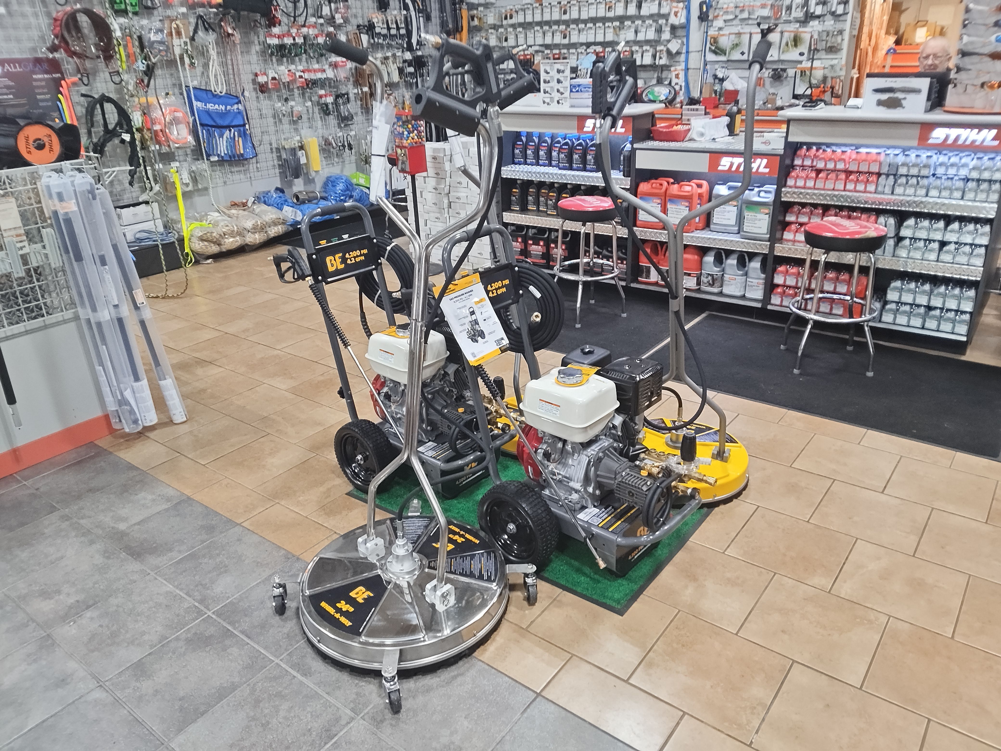 BE Pressurewashers residential and commercial apllications 