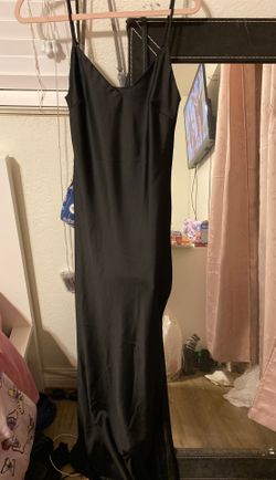 Black maxi dress