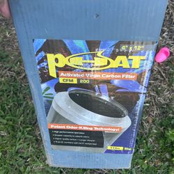 4" × 12" phat activated virgin carbon filter