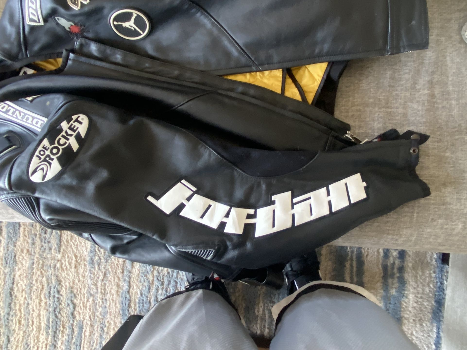 Michael Jordan Leather Motorcycle Jacket