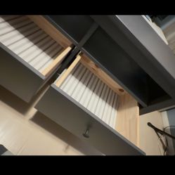 TV Console With Storage Drawers 