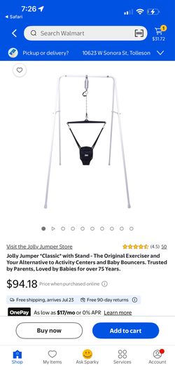 Jolly jumper baby bouncer