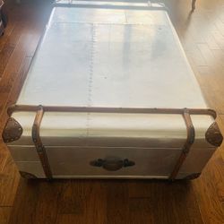 Restoration hardware Coffee Table .  Measurements: 58”x38”x17”.