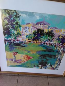 Le Roy Neiman Westchester golf picture