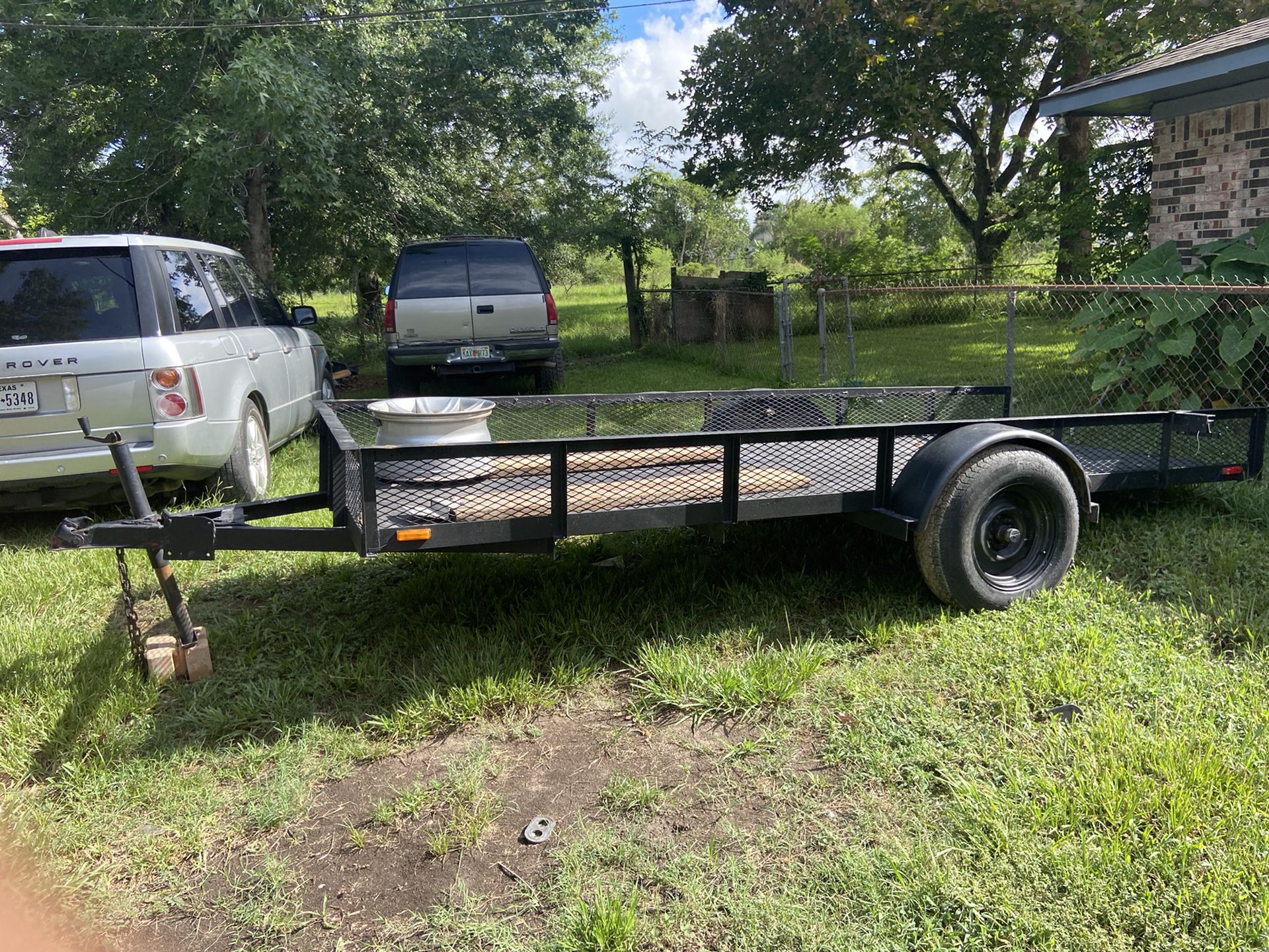 12x5 utility trailer with ramps