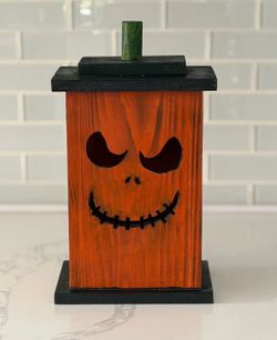 Handmade Wooden Halloween Character Lanterns