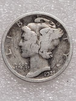 1921 Mercury Dime