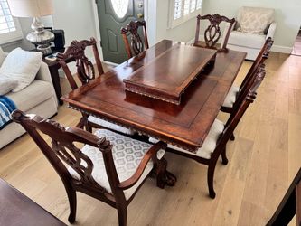 6 Person Dining Room Table Set