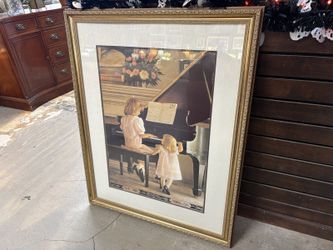 “Dress Rehearsal” Ornate Gold Framed Print by Grey Olsen