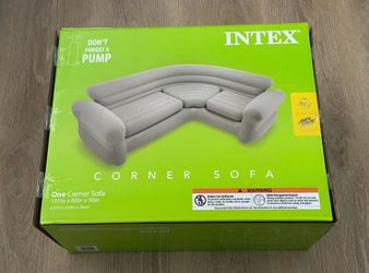 🛋️ Inflatable L-Shaped Corner Sofa – 4-Seater