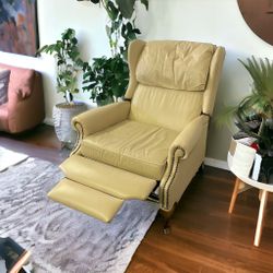 Leather Ethan Allen Recliner Chair **ALL NYC DELIVERY**
