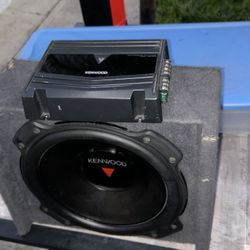 Kenwood System 12”truck Style Box And Kenwood Amp