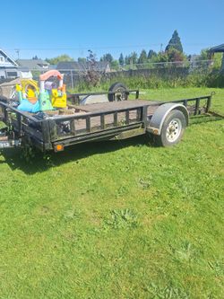 flat bed trailer 12ft