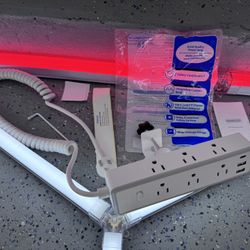 Brand New 12 in 1 Standing Desk Power Strip, NTONPOWER 10ft Extension Cord with 9 AC Outlets 3 USB Ports, 1200J Surge Protector, Desk Edge SKU012-S1