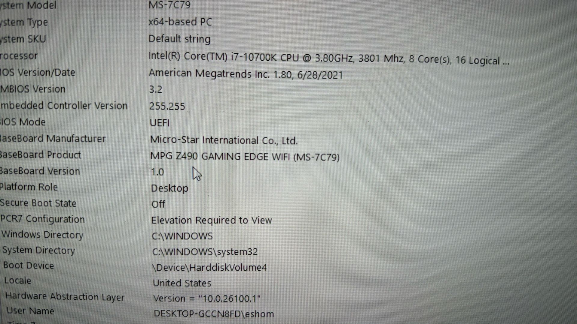 MPG MSI Z490 Gaming Edge Wifi, Motherboard