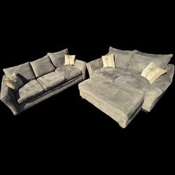 Sofa With Loveseat And Ottoman 