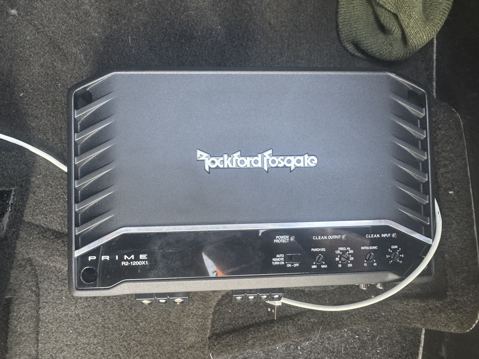 Rockford Fosgate 12 Inch Subwoofer &Amp