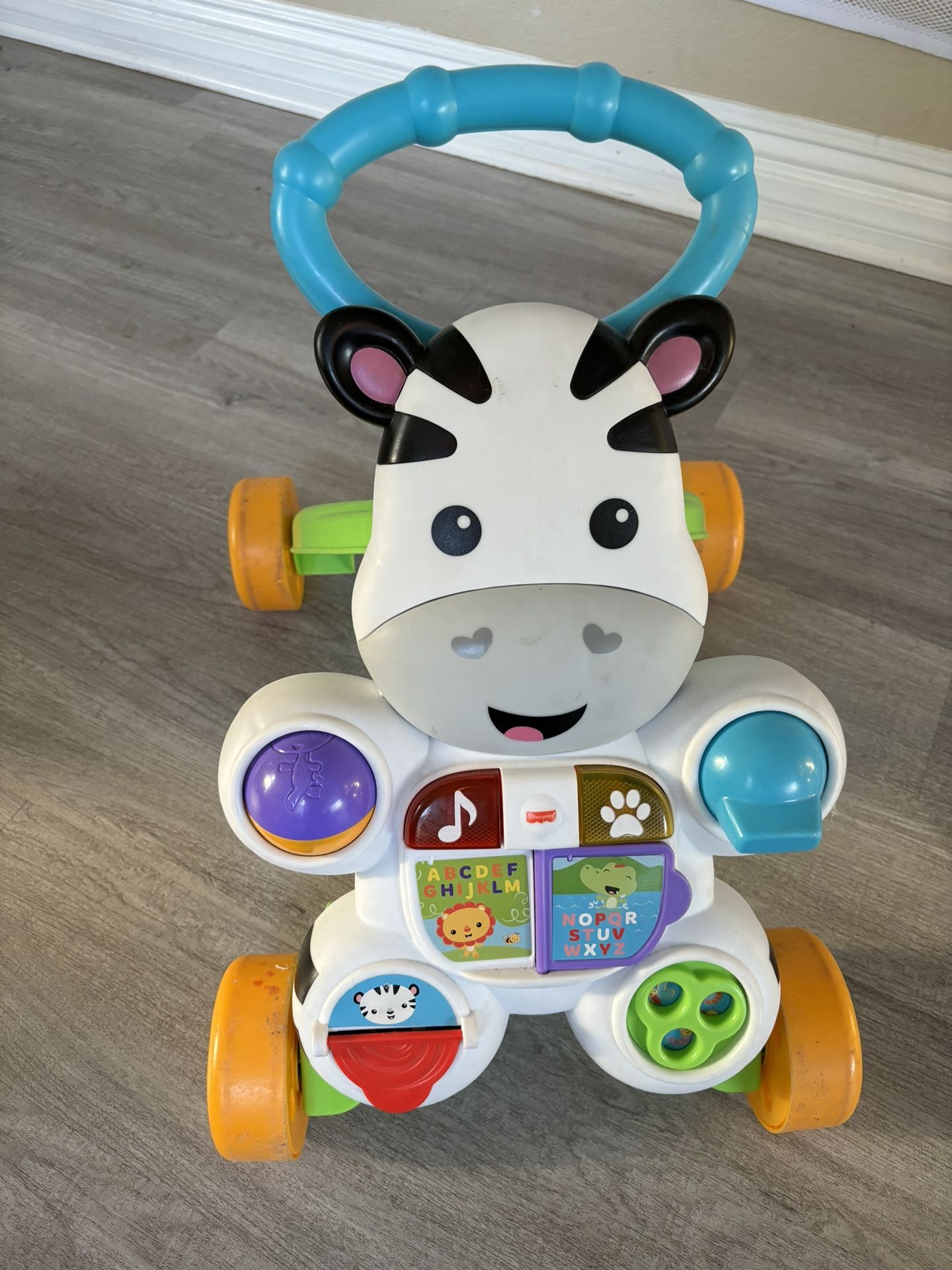 Fisher-Price Baby Learning Toy Learn with Me Zebra Walker