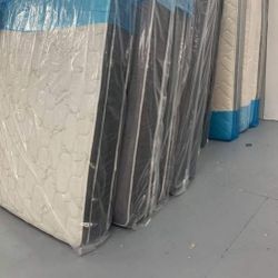 New QUEEN SIZE MATTRESS WITH BOX SPRING SET // COLCHON NUEVO QUEEN SIZE BED SET 