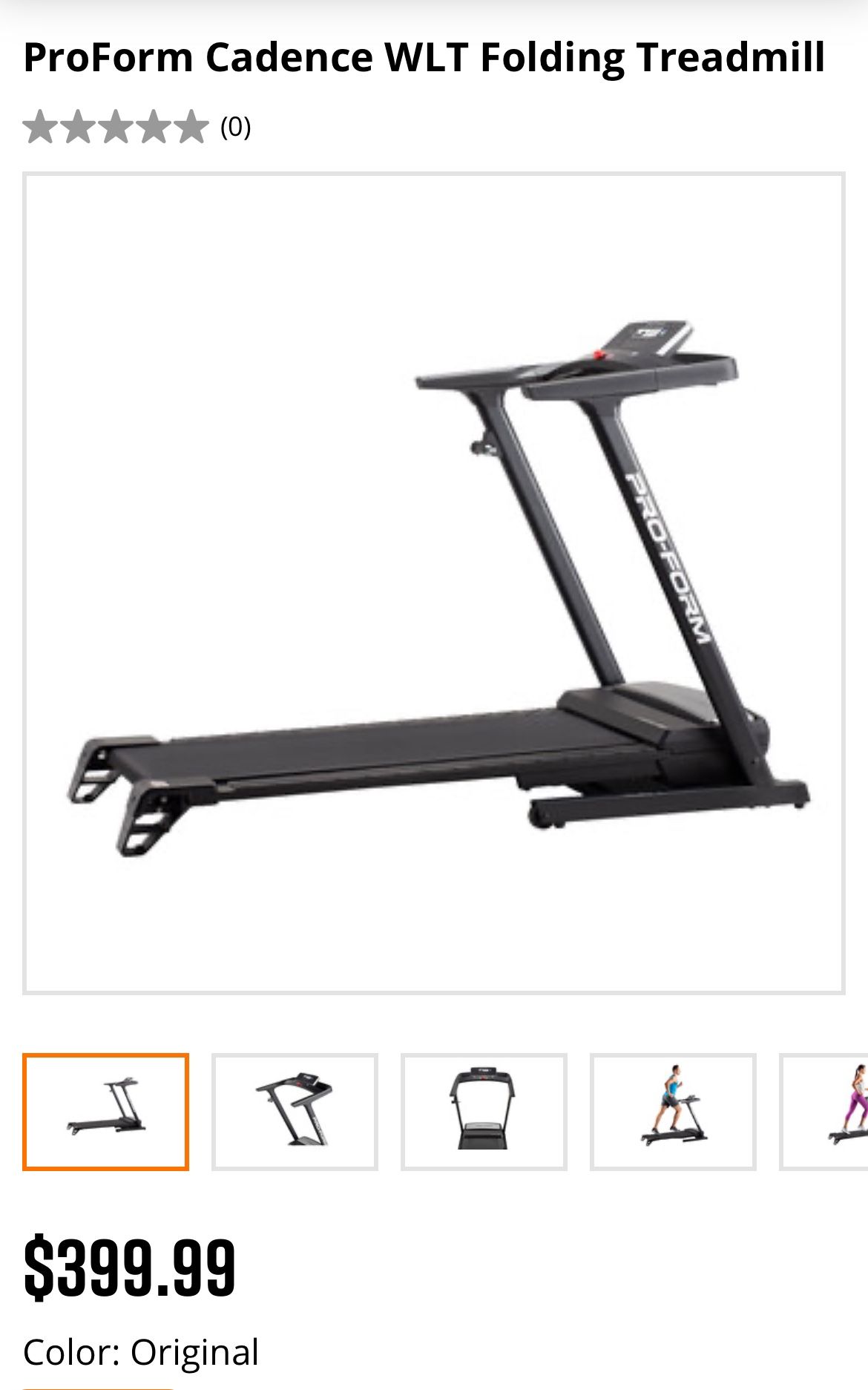 Proform cadence wlt folding treadmill reviews hotsell