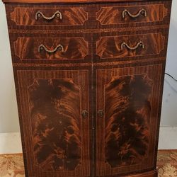 Antique "Television Cabinet".. Storage Cabinet..Unique Beautiful Wood! 