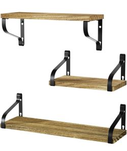 Floating Wall Shelves Set of 3