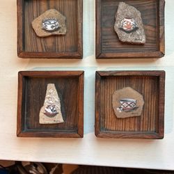 Pottery Shard Paintings/originals By Shirley Jonas