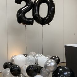 Big 40 Inch Black balloon #20