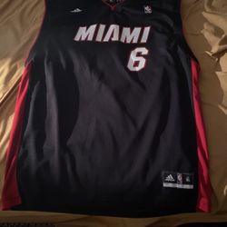 Vintage Heat Lebron James Jersey