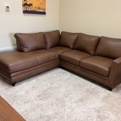 Arizona Leather L Shape Couch