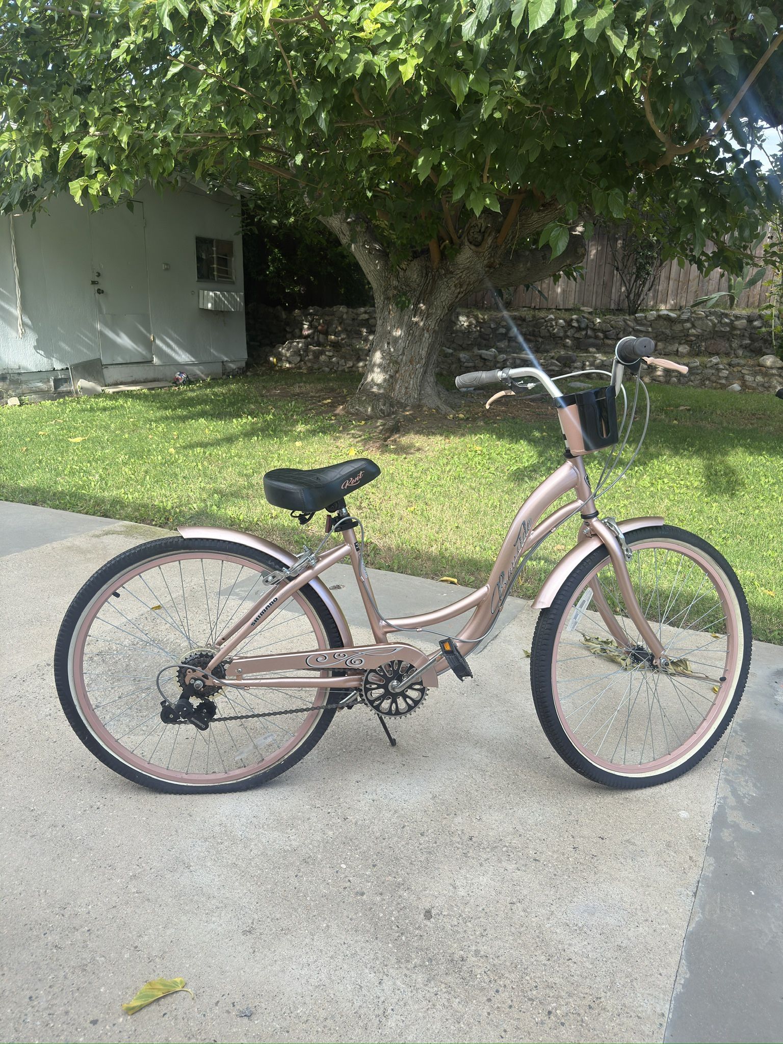 Kent Bayside Cruiser Bicycle Rose Gold