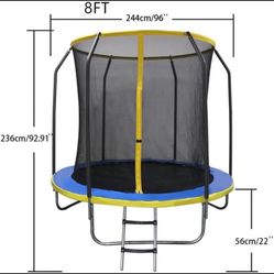 8ft Trampoline New Nuevo Trampolin 