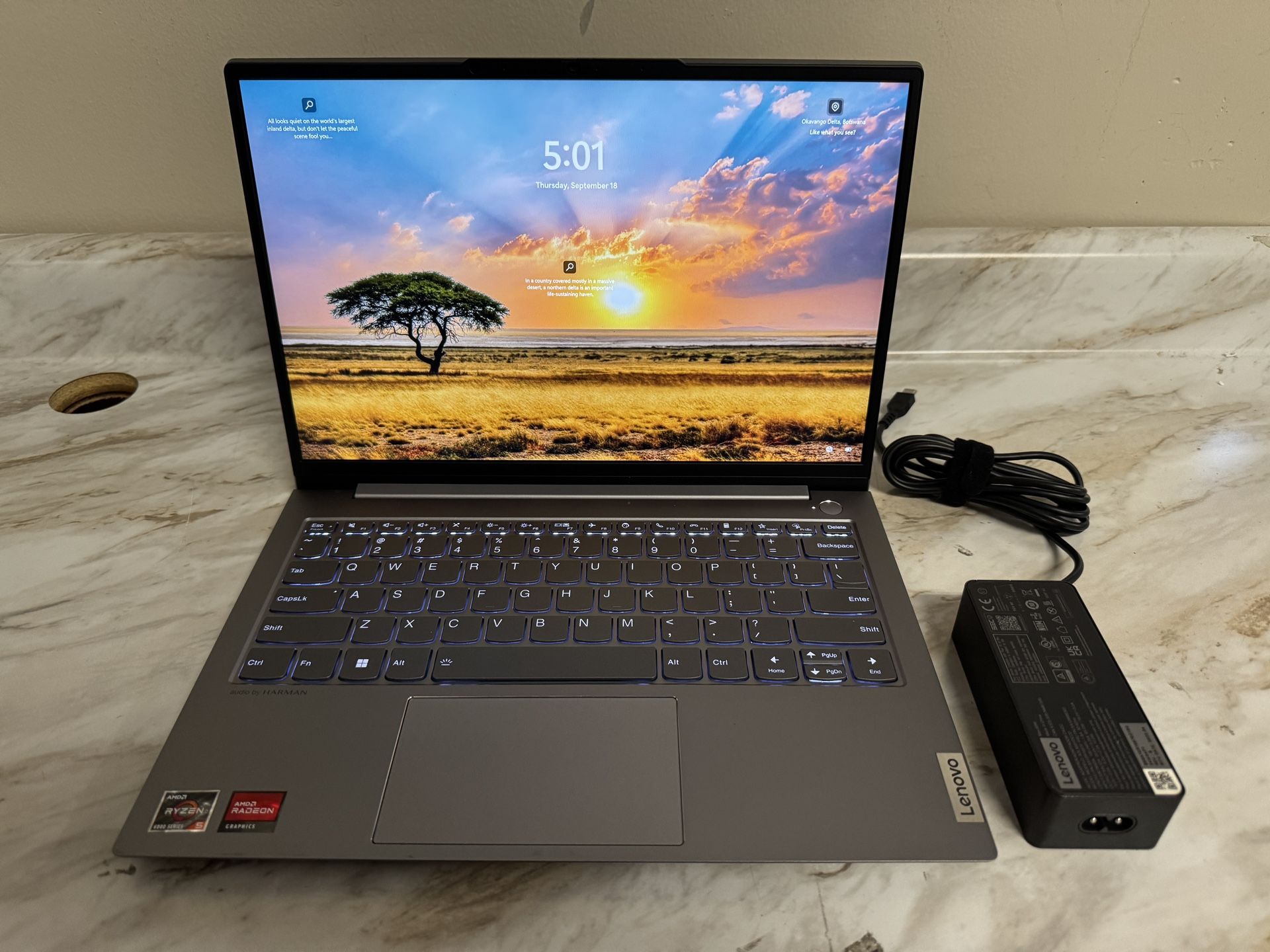 Lenovo Thinkbook 13s G4 Laptop AMD Ryzen5 6600U 512GB SSD W11 Pro - Open Box