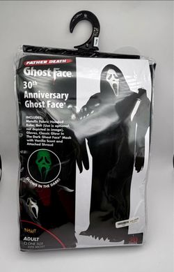 Ghost Face 30th Anniversary Father Death Costume Set Spirit Halloween IN HAND!!