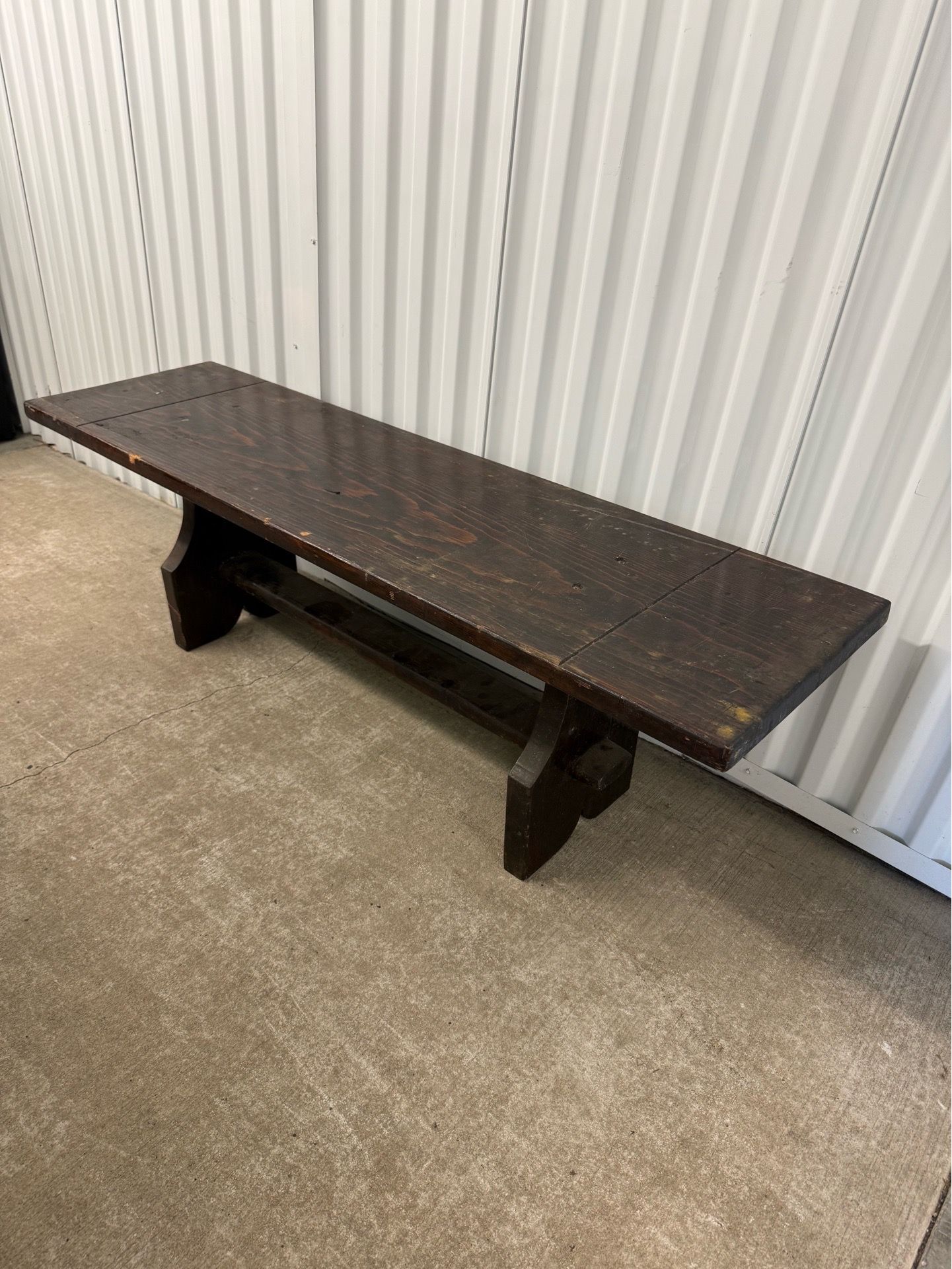 Handmade Wood ottoman/bench