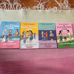 SET OF 4! The Babysitters Books- Raina T