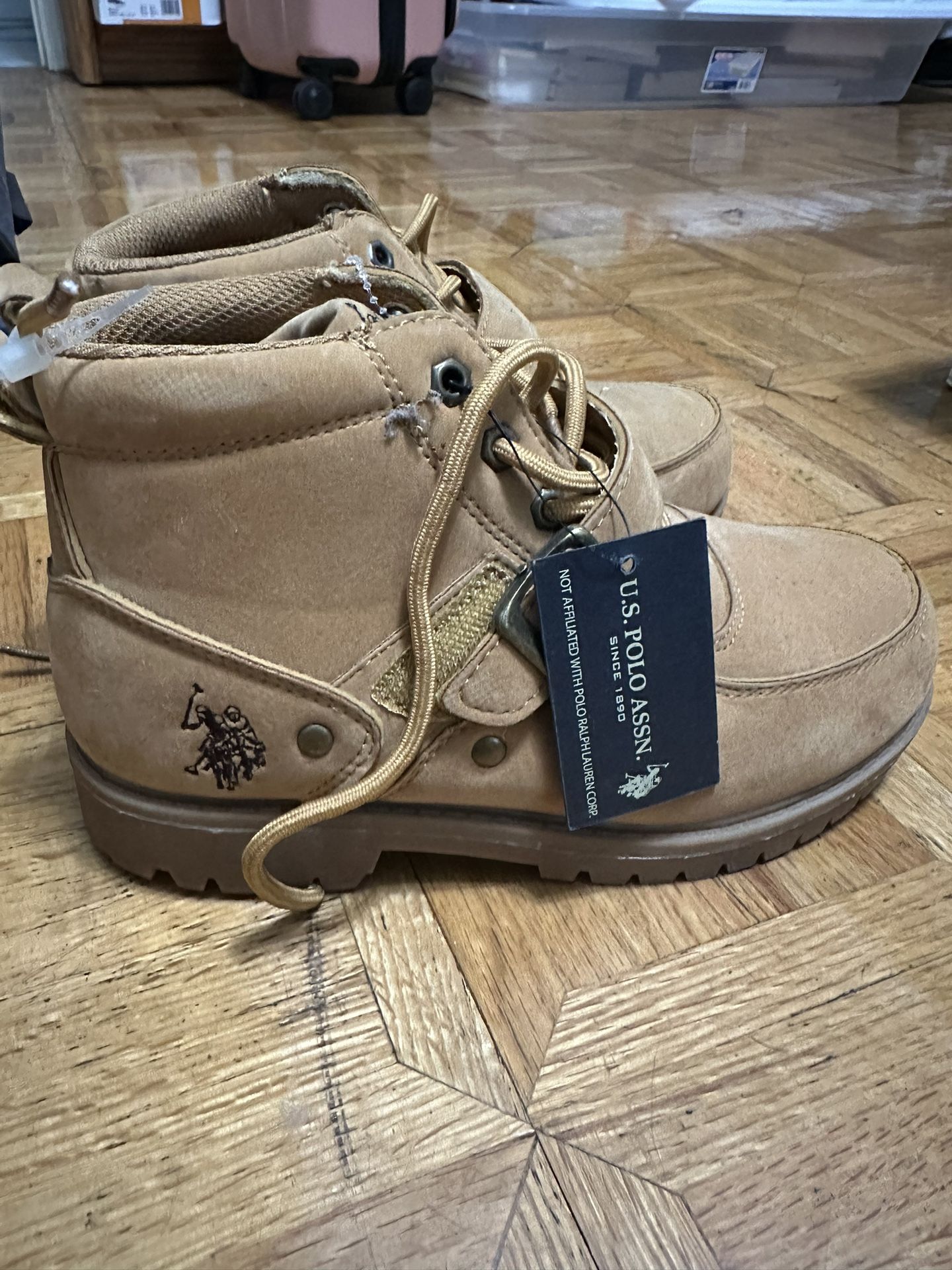 Polo Assn Tan boots