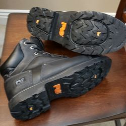 Mens Timberland Pro Series 6 Inch Waterproof Steel Toe Shoes Size 12
