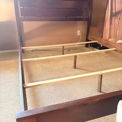 Wooden Queen Bed frame Only