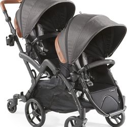 Contours Curve V2 Convertible Tandem Double Baby Stroller