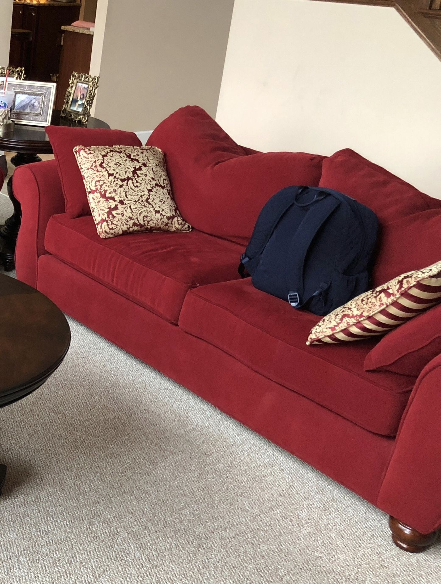 2 Red couches