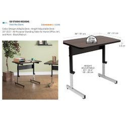 Height adjustment desk/ standup computer table
