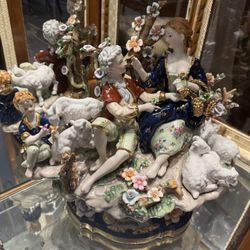 Sitzendorf Porcelain Figure