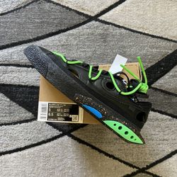 Nike Blazer Low Off White Black Electro Green