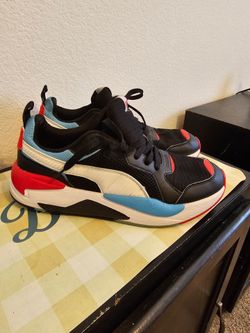 PUMA X-RAY BLACK/BLUE/RED SNEAKERS