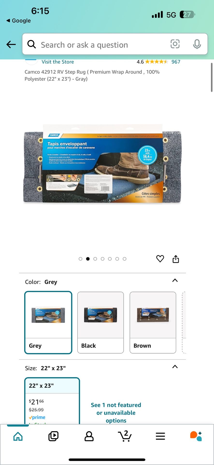 Rv Step Rug