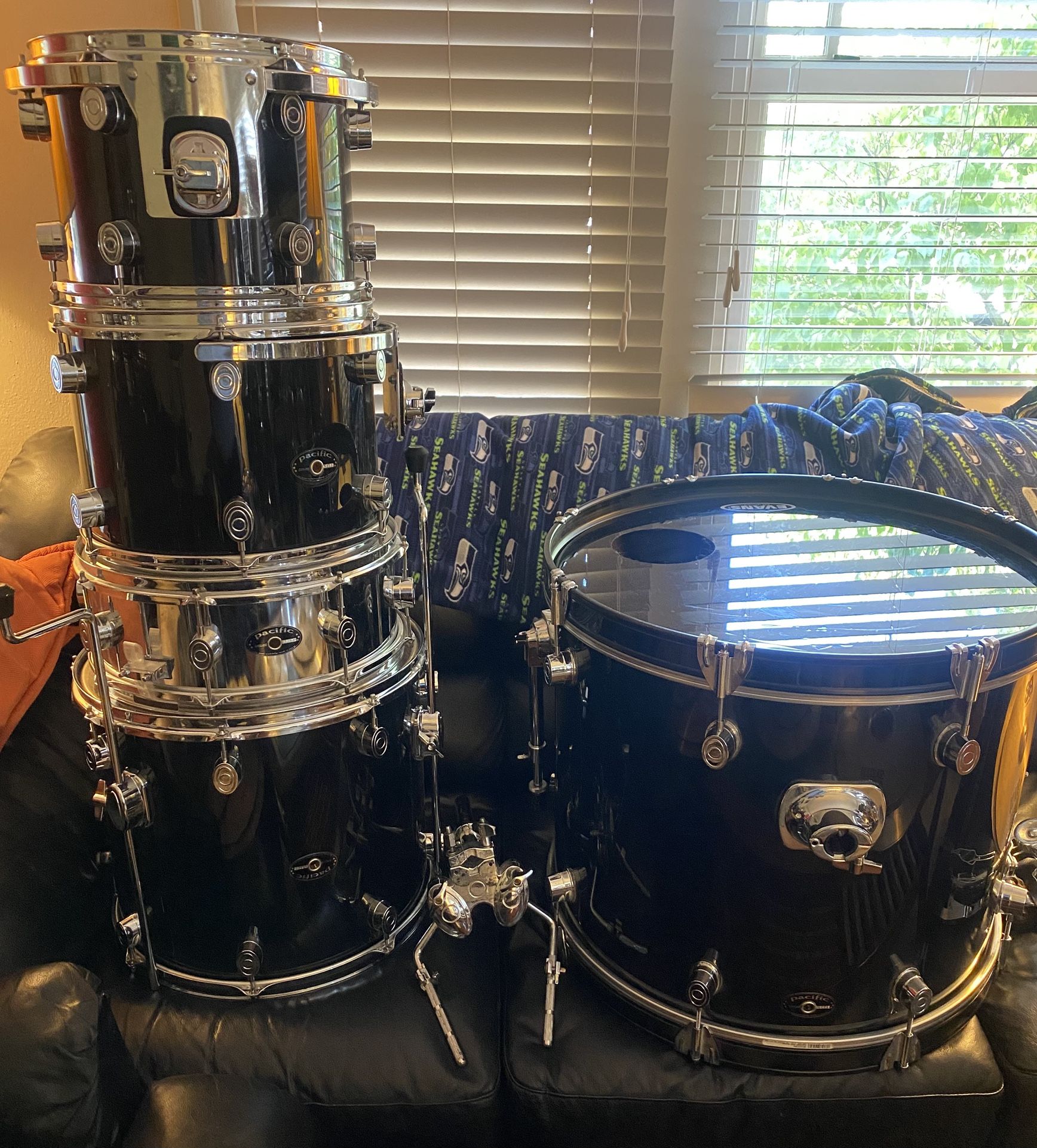 Very Rare Like New 1st Gen 2000-1 PDP Maple Shell Pack w/16”, 13”,12”Toms