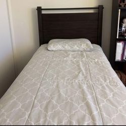 New Bed With New Mattress And Box Spring 