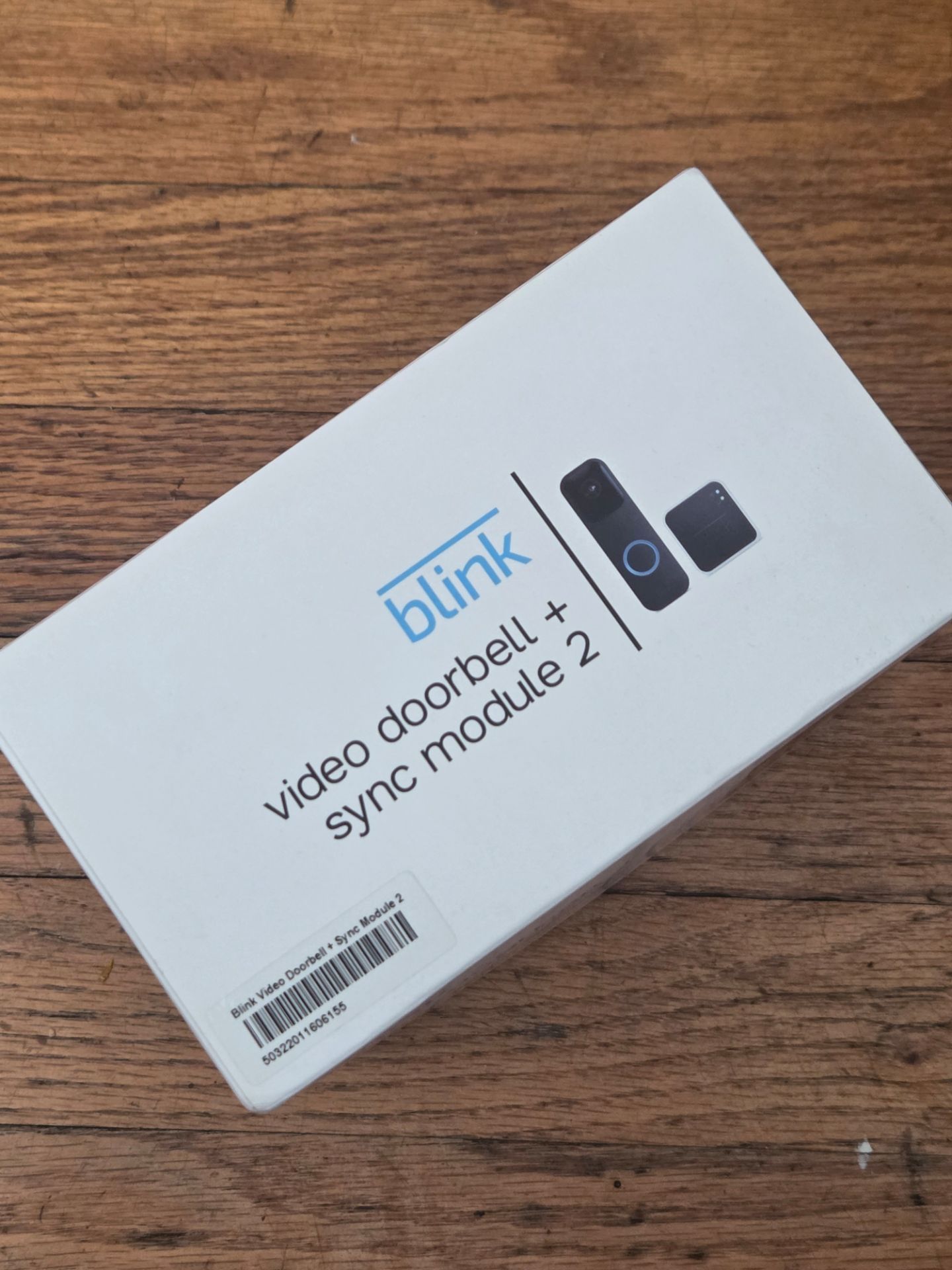 New Blink Video Doorbell + Sync Module 2 + EXTRAS ( Sync Mount + Corner wedge + Downward wedge)