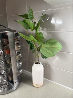 small decorative fake plant